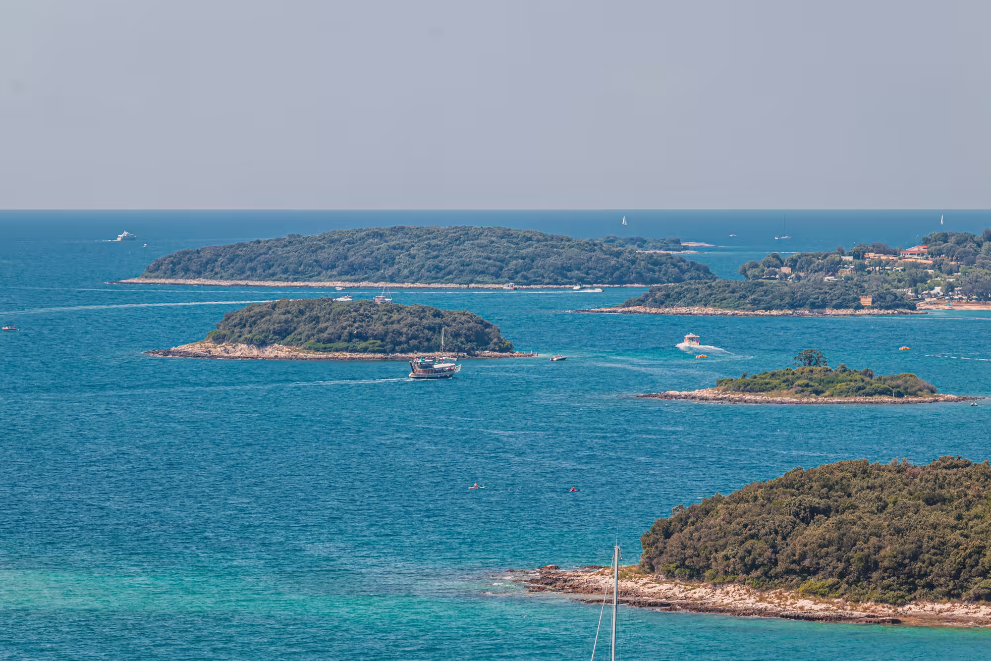 Wild islands off the Istrian coast